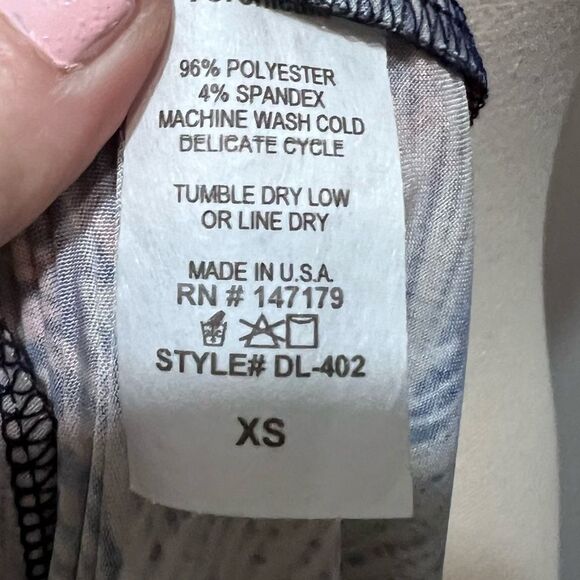 Veronica M Womens Maxi Dress Strapless Solana Multicolor Blouson Size XS - Picture 10 of 10